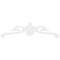 Ekena Millwork Pitch Florence Architectural Grade PVC Gable Pediment, 48"W x 14"H x 1"P (7/12) GPP048X014X100FLO - alternate 3